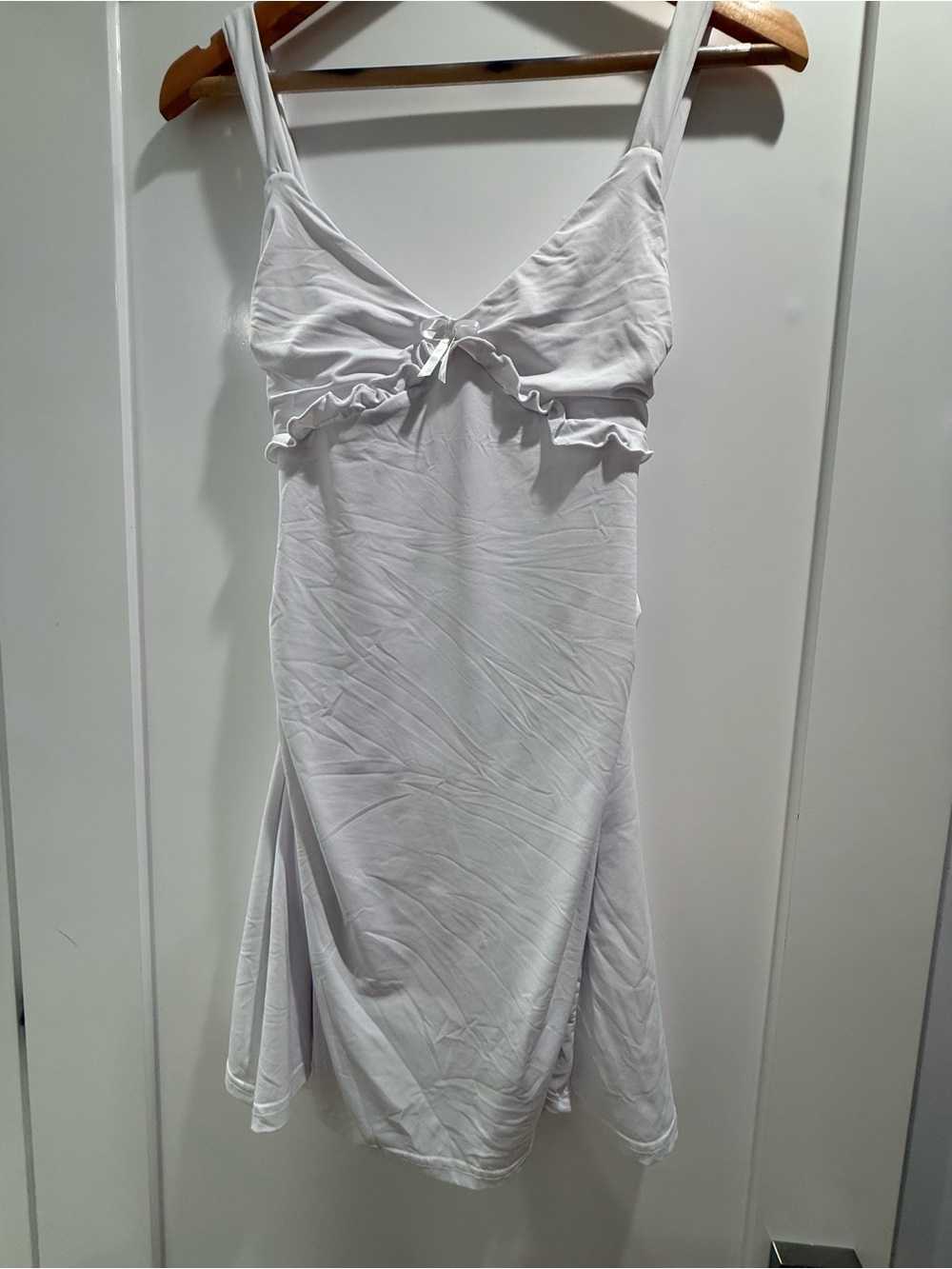 PacSun White Stretch Swim Top